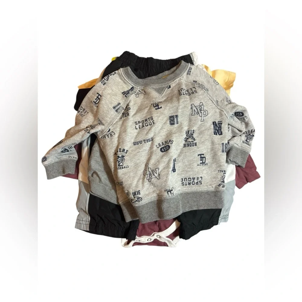 12M clothing lot boys 10 pieces Nike carters H&M Harry Potter